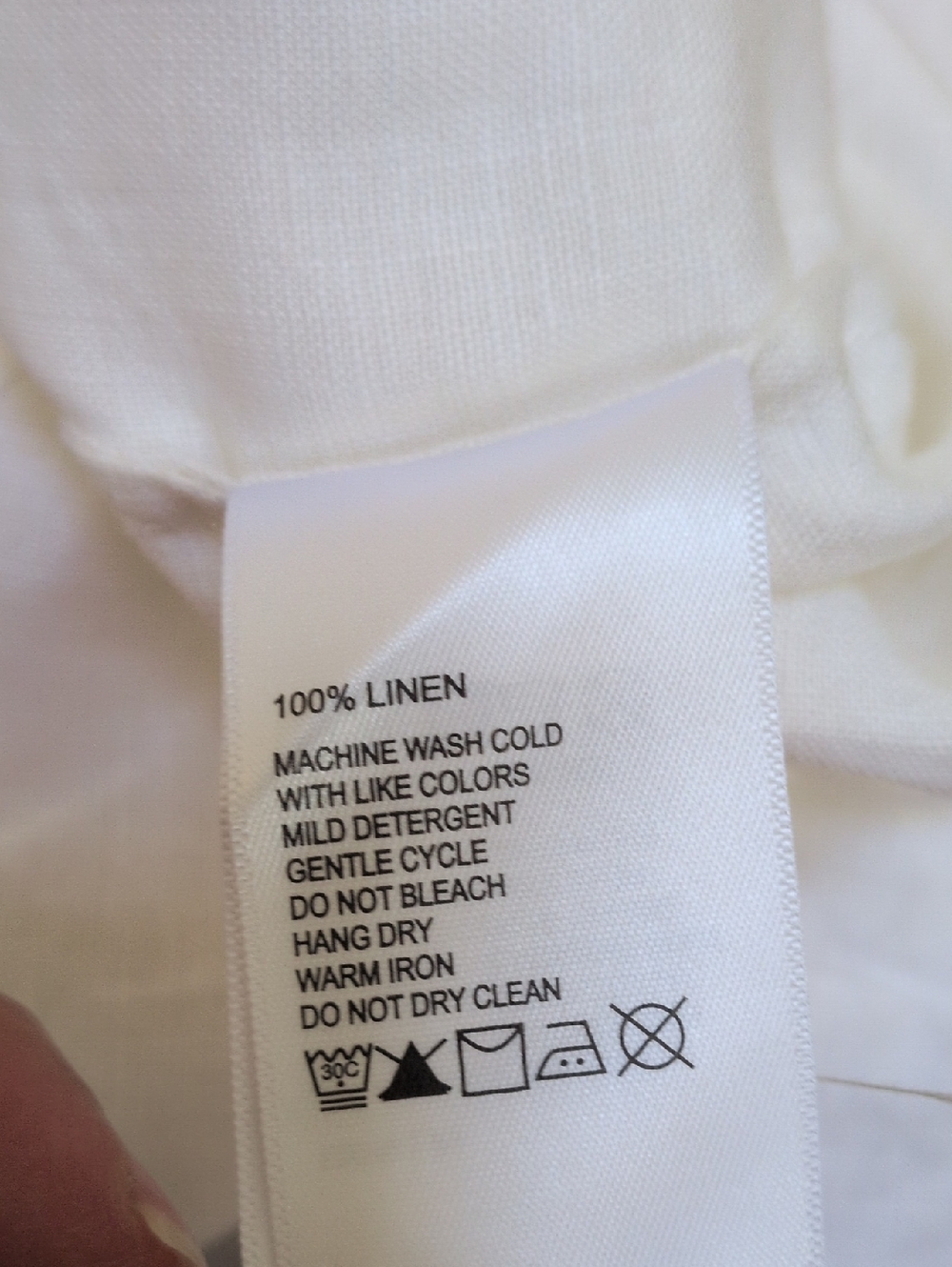 Tommy Bahama White Linen Shirt - Picture 10 of 10